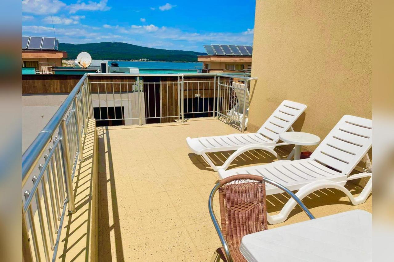 Apartamento Sunset View Przy Samym Morzu Plazy Primorsko Exterior foto